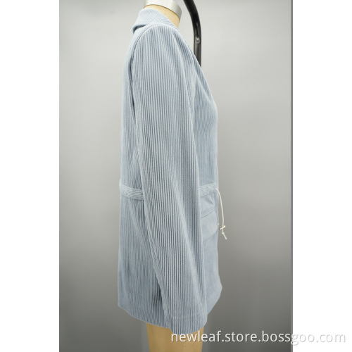spring autumn items corduroy single-breasted jacket